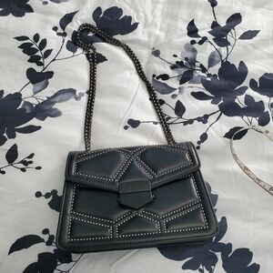 Elegant Black Studded Women's Bag